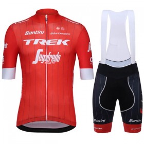 Tenue Cycliste et Cuissard à Bretelles Femme 2018 Trek-Segafredo  N001